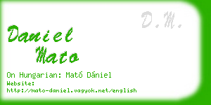 daniel mato business card